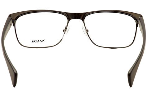 prada mens vpr 61p eyeglasses frames 75s-1o1 gunmetal brow|18 results for prada vpr61p .